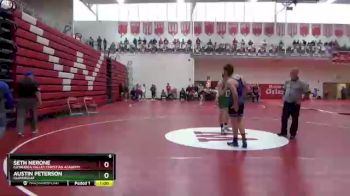 165 lbs Round 5 - Austin Peterson, Cloverleaf vs Seth Nerone, Cuyahoga Valley Christian Academy
