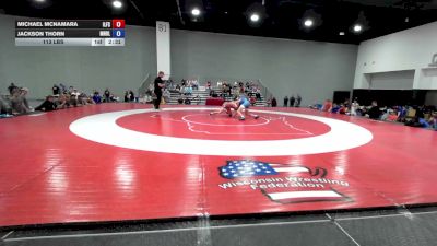 113 lbs Michael McNamara, Illinois Freestyle vs Jackson Thorn, Minnesota Blue