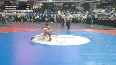 7A 106 lbs Champ. Round 1 - Justin Wells, Carver Montgomery HS vs Jackson Woolsey, Huntsville