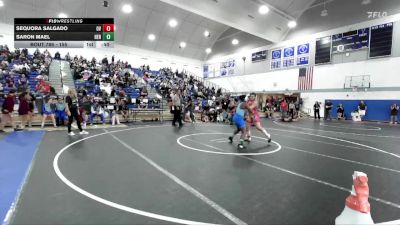 155 lbs Cons. Round 3 - Sequora Salgado, Ocean View vs Saron Mael, Heritage