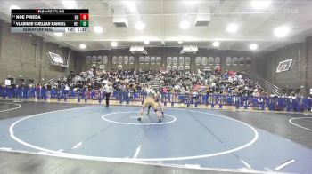 157 lbs Quarterfinal - Vladimir Cuellar Rangel, Reedley vs Noe Pineda, Edison
