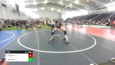 73 lbs 3rd Place - Xavier Trujillo, Savage House WC vs Kai Ramirez, LV Bears WC