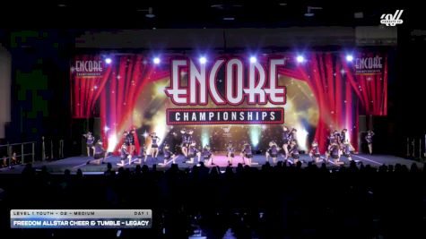 Freedom Allstar Cheer & Tumble - Legacy [2025 L1 Youth - D2 - Medium DAY 1] 2025 Encore Philly Showdown