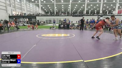 207 lbs Lulu Kirk, Kansas vs Aarianna Bloyd, Illinois