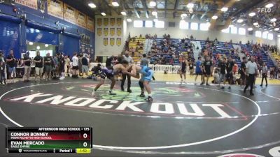 175 lbs Semifinal - Connor Bonney, Miami Palmetto High School vs Evan Mercado, Eagle Empire