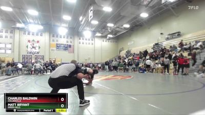 138 lbs Champ. Round 2 - Charles Baldwin, Collierville vs Matt Bryant, Green Hills