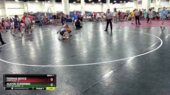 106 lbs Champ Round 1 (16 Team) - Thomas Boyce, MAWA Blue vs Austin Guerrieri, Team Delaware