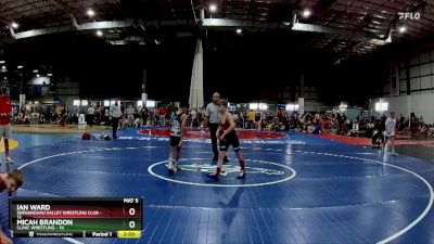 70 lbs Semifinals (4 Team) - Ian Ward, SHENANDOAH VALLEY WRESTLING CLUB vs Micah Brandon, CLINIC WRESTLING