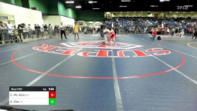 132 lbs Round Of 64 - Conor Mc Alary, MI vs Keagan Oler, PA