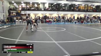 125 lbs Cons. Semi - Colton Weimer, Adrian vs Tyler Demory, Alma College