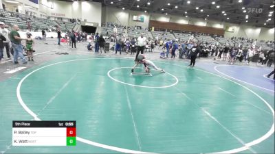 86 lbs 5th Place - Parker Bailey, Top Fuelers WC vs Keller Watt, North Montana Wrestling