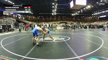 144 lbs Cons. Round 7 - Mason Basile, Jesuit vs William Hamilton, McCallie School
