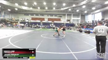 215 lbs Round 1 (3 Team) - Jayden Pressley, Minisink Valley vs Rocco Lore, Yorktown Sr