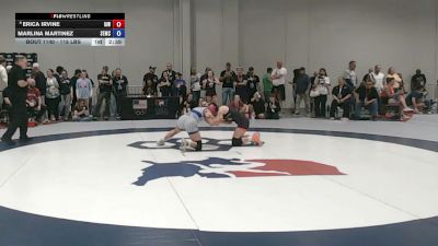 115 lbs Cons. Sub-rd Of 16 - Erica Irvine, Immortal Athletics WC vs Marlina Martinez, Salem Elite Mat Club