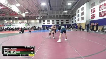 197 lbs Cons. Round 3 - Samuel Adams, Dickinson State (N.D.) vs Isaiah Hernandez, Vanguard University