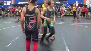 92 lbs Semis & 1st Wrestleback (8 Team) - Sam Dagel, The Funky Singlets vs Isaiah Saleh, Pomona Elite