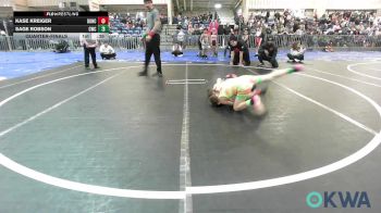 61 lbs Quarterfinal - Kase Kreiger, Duncan Demon Wrestling vs Sage Robson, CacheWrestlingClub