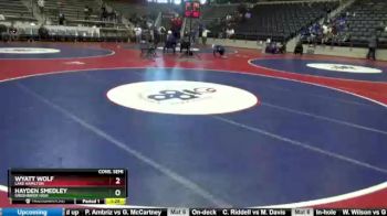 5A 120 lbs Cons. Semi - Wyatt Wolf, Lake Hamilton vs Hayden Smedley, Greenbrier High
