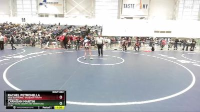 85-89 lbs Round 4 - Caragan Martin, Grain House Grapplers Wrestling Club vs Rachel Petronella, New Hartford / Sauquoit Youth Wrestling