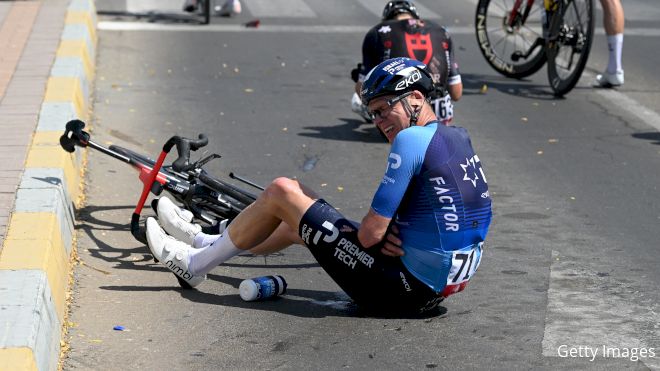 Chris Froome Breaks Collarbone In UAE Tour 2025 Crash