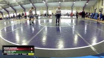 133 lbs Champ. Round 1 - Peyton Costa, Unattached - CSU vs Dyson Dunham, Virginia Military Institute