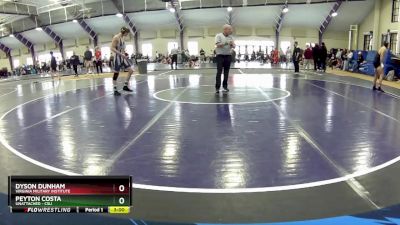 133 lbs Champ. Round 1 - Peyton Costa, Unattached - CSU vs Dyson Dunham, Virginia Military Institute