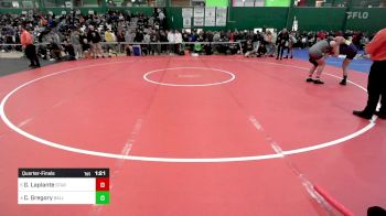160 lbs Quarterfinal - Gage Laplante, Starpoint vs Connor Gregory, Ballston Spa
