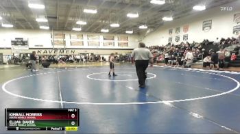 70 lbs Cons. Semi - Kimball Morriss, South Middle School vs Elijah Baker, South Middle School