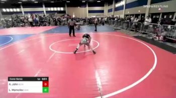 85 lbs Consolation - Ariyelle John, Bear WC vs Luka Momcilov, Grindhouse WC