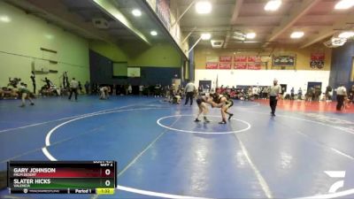 120 lbs Quarterfinal - Slater Hicks, Valencia vs Gary Johnson, Palm Desert