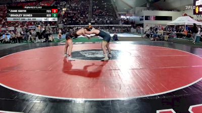 6A 190 lbs Cons. Semi - Zane Smith, Post Falls vs Bradley Bones, Meridian