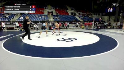 144 lbs Cons. Sub-quarters - Landon Thomas, AZ vs Hudson Loges, NE