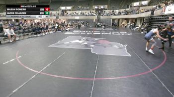 139 lbs Round 2 (6 Team) - Jacob Pellecer, Wellington, FL vs Mason Romero, Saint Francis, MN