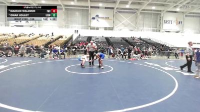 136 lbs 1st Place Match - Omar Holley, Long Beach Gladiators Wrestling vs Maeson Waldron, Franklinville Wrestling Club