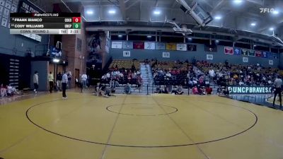 141 lbs Cons. Round 3 - Cody Williams, UNC Pembroke vs Frank Bianco, Coker