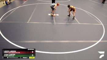 120 lbs Semifinal - Cash Carter, Blaine Wrestling vs Jayce Larson, Forest Lake Wrestling Club