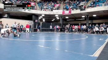 144 lbs Champ. Round 2 - Jayden Patterson-Veal, Unattached vs Donncha Souza, Unattached