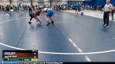 Elite 285 lbs Semifinal - Jadon Mims, St. Cloud State vs Walter West, Luther