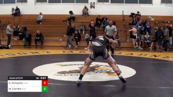 120 lbs Consolation - Sean Schaefer, Gonzaga vs Michael Carnes, Northeast