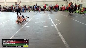 78 lbs Round 2 (6 Team) - Vivian Anderson, South Hills vs Connor Thoenen, Donahue WA