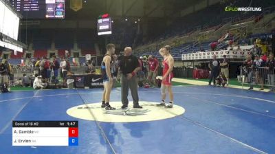 160 lbs Consi Of 16 #2 - Andrew Gamble, Missouri vs Jack Ervien, Washington