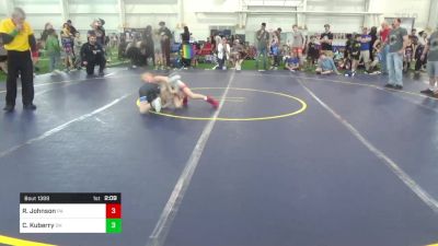 70-J lbs Round Of 32 - Ryan Johnson, PA vs Caleb Kuberry, OH