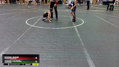 56 lbs Cons. Round 2 - Rykker Jessop, Pursuit Wrestling vs Parker Caldwell, Westshore