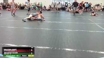 144 lbs Round 4 (6 Team) - Brandon Bauer, Spec Ops vs Brayden Kindt, U2 Upstate Uprising