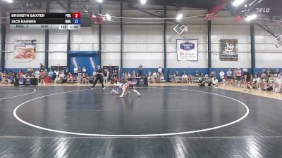 96 lbs Bronsyn Baxter, Pennsylvania Blue vs Jace Barnes, Michigan Blue