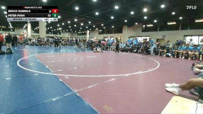 150 lbs Round 1 (6 Team) - Brock Gunnels, Level Up vs Peter Pugh, Funky Boyz