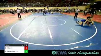 132 lbs Quarterfinal - Brody Mills, Sallisaw Takedown Club vs Brayden Kochenower, Kingfisher