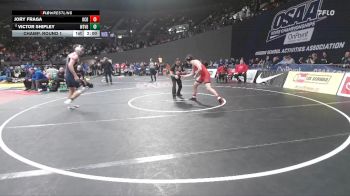 6A Boys 175 lbs Champ. Round 1 - Jory Fraga, Oregon City Boys vs Victor Shipley, Westview Boys