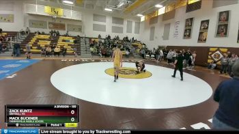 155 lbs Round 3 - Mack Buckner, Thermopolis Middle School vs Zack Kuntz, Greybull MS