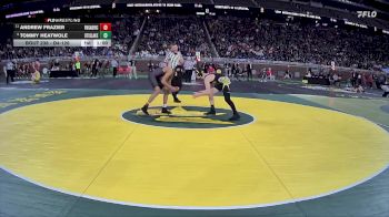 D4-126 lbs Cons. Round 2 - Andrew Frazier, Riverview Gabriel Richard vs Tommy Heatwole, Otisville LakeVille Memorial